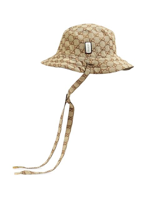 trooper hat gucci|farfetch Gucci bucket hat.